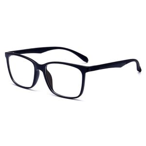 Blue Light Blocking Anti Eyestrain Lens Eyeglasses Black Frame